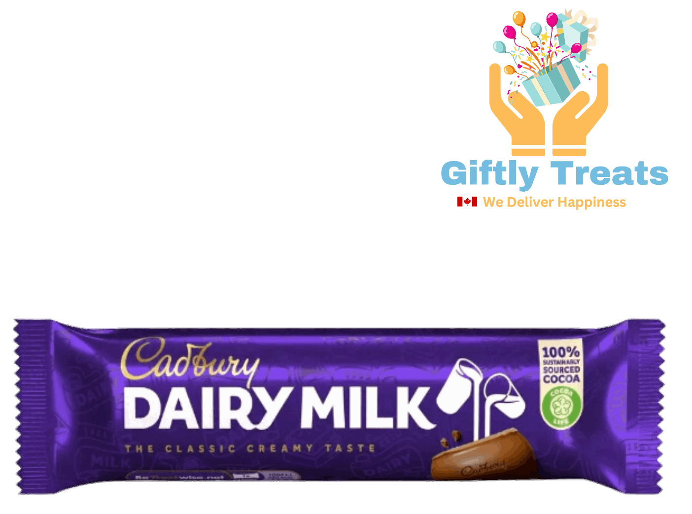 Cadbury Dairy Milk Chocolate. Canadian Snacks 