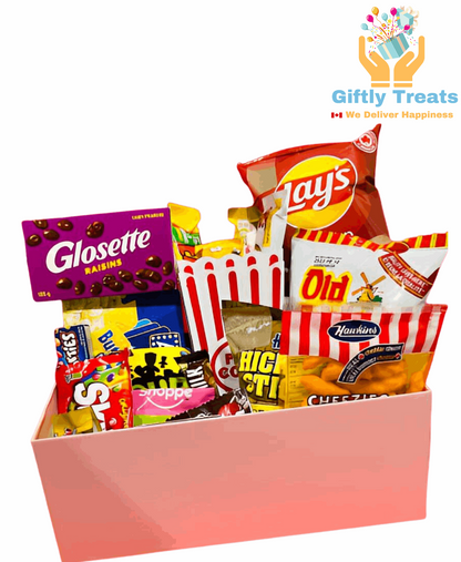 Movie Night Snack Basket Canada - Giftly Treats