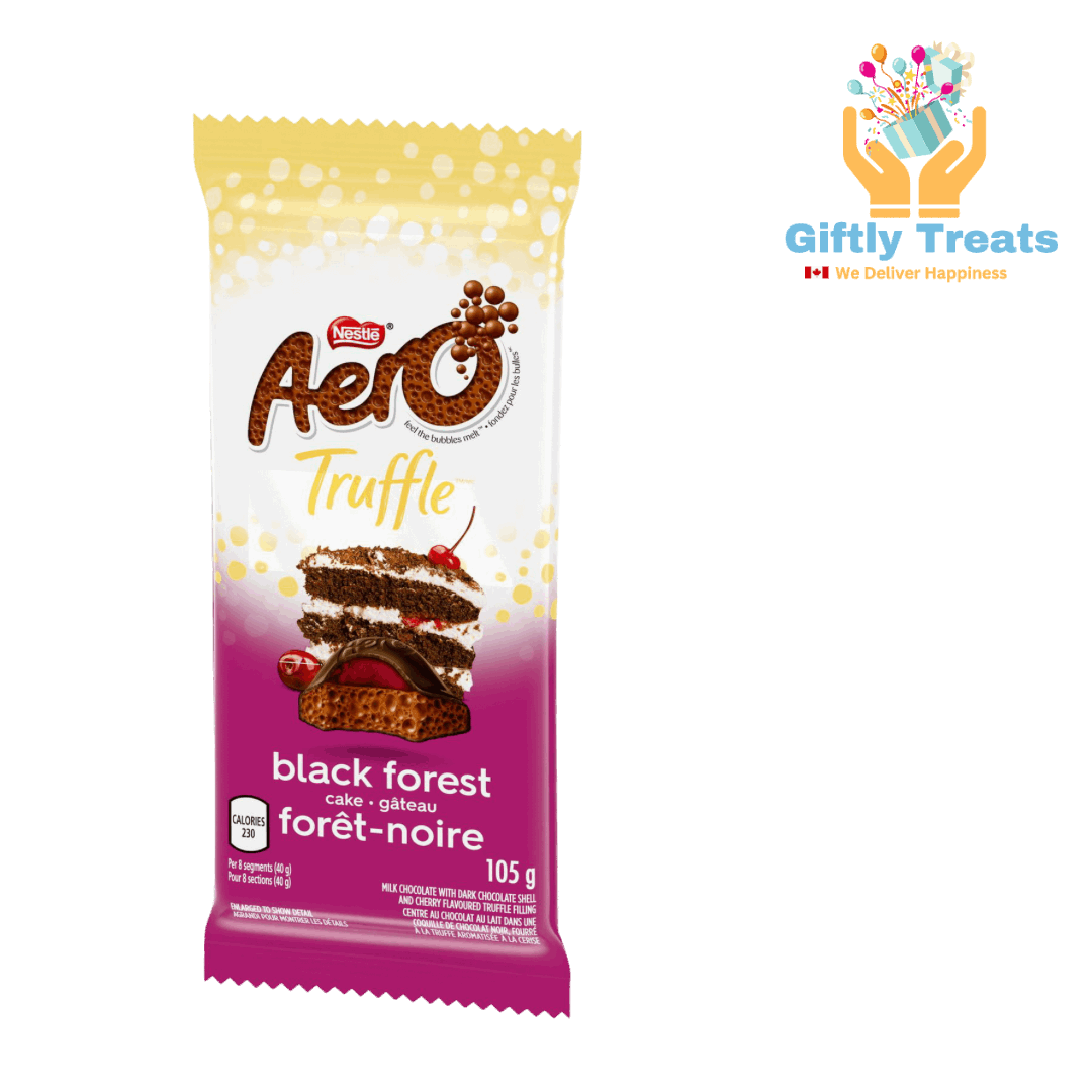 Aero Truffle Black Forest Cake Dark Chocolate Bar, 105g