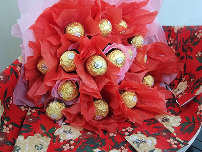 Ferrero Rocher Chocolate Bouquet Gift - Giftly Treats