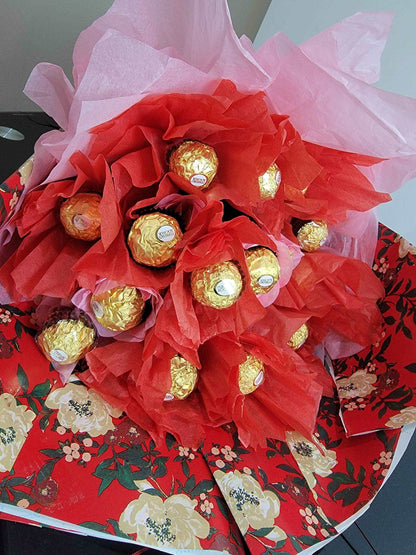 Ferrero Rocher Chocolate Bouquet Gift - Giftly Treats