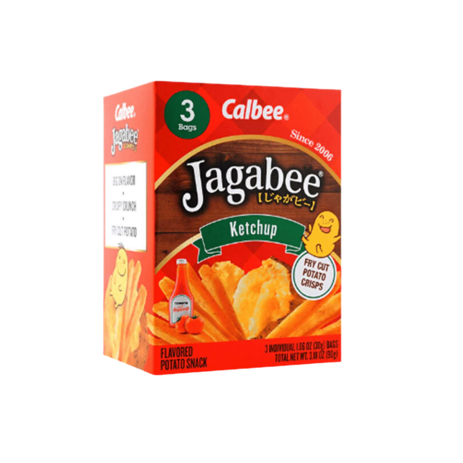 Calbee Jagabee Ketchup - 3 pack