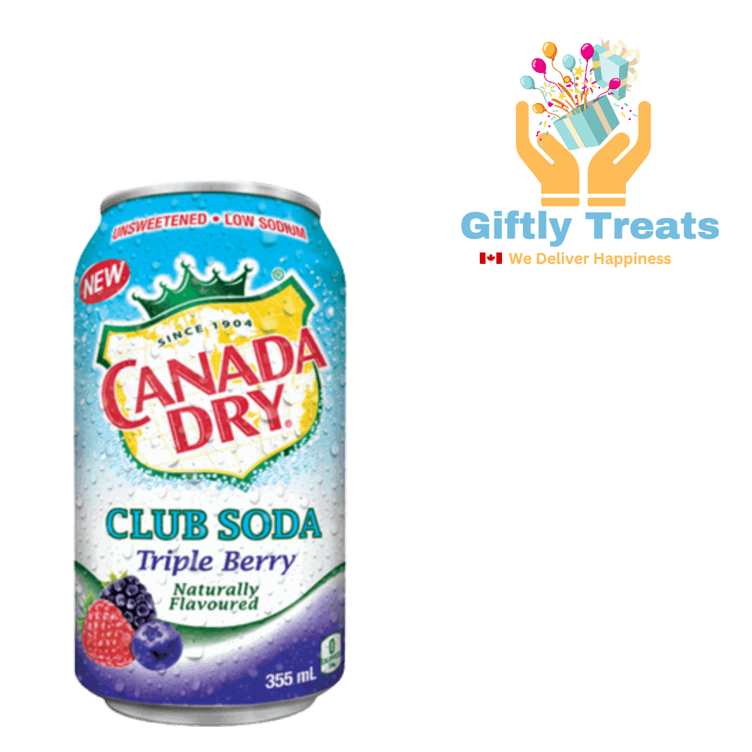 Canada Dry Club Soda Tripple Berry - 355ml – Giftly Treats