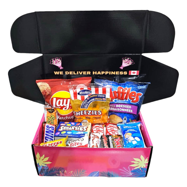 Canadian snack gift box corporate gift box