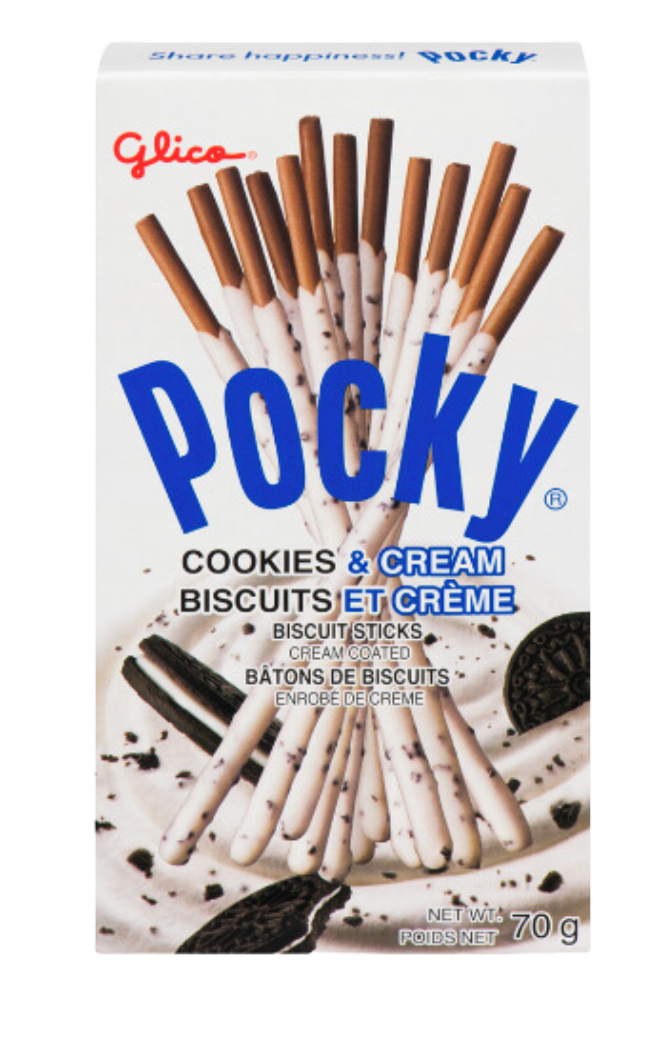 Glico Pocky Cookies &amp; Cream Biscuit Sticks