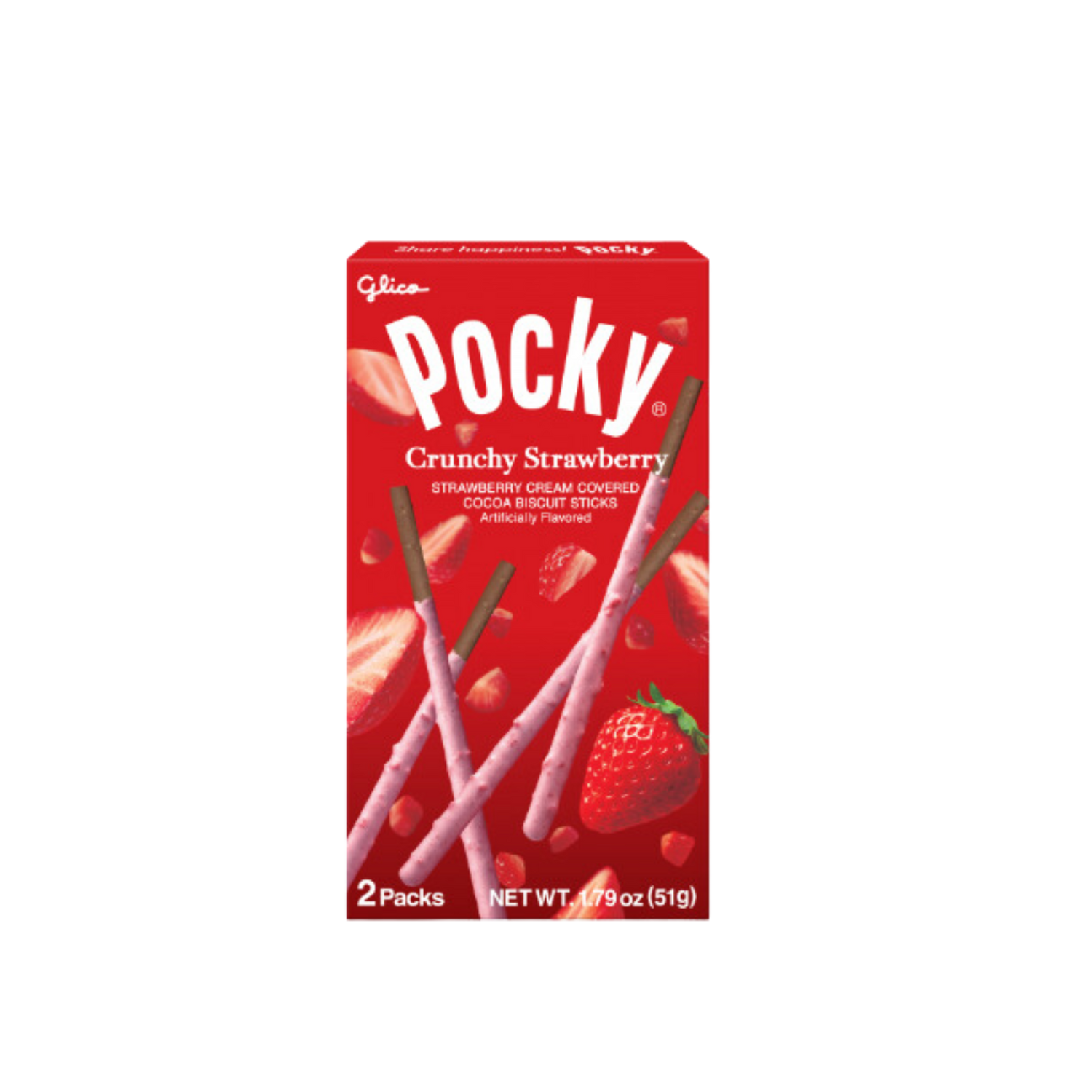 Glico Pocky Crunchy Strawberry