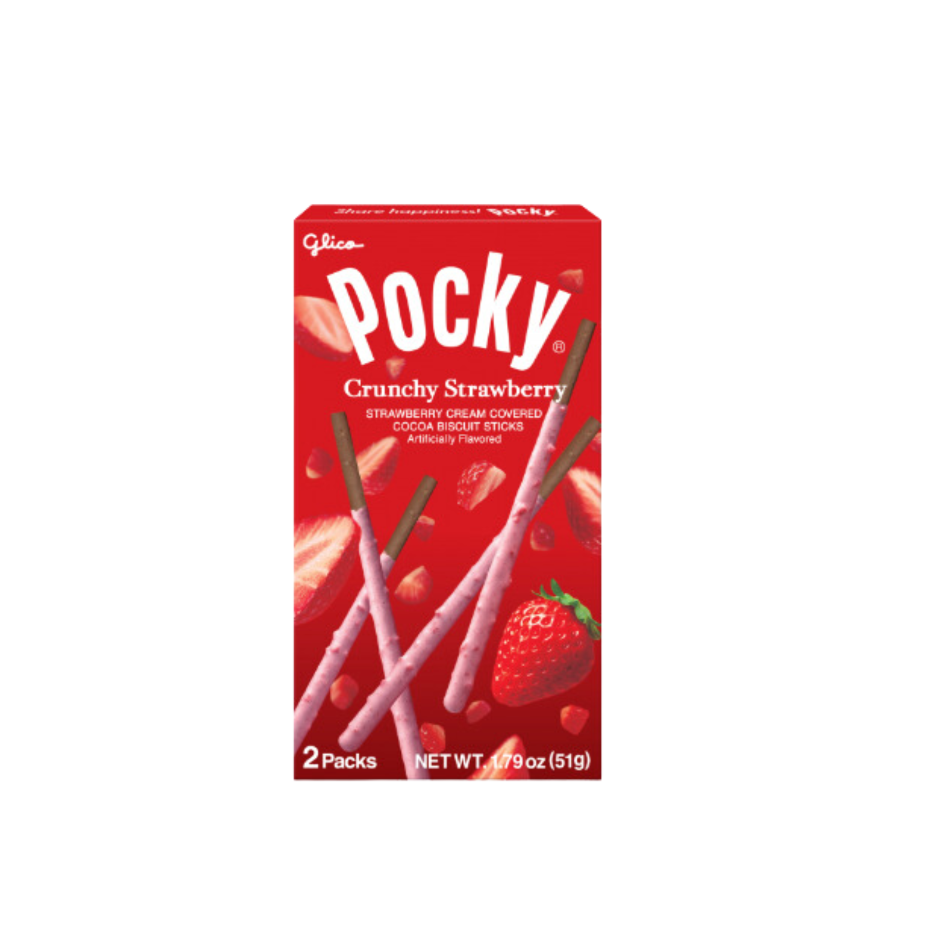 Glico Pocky Crunchy Strawberry