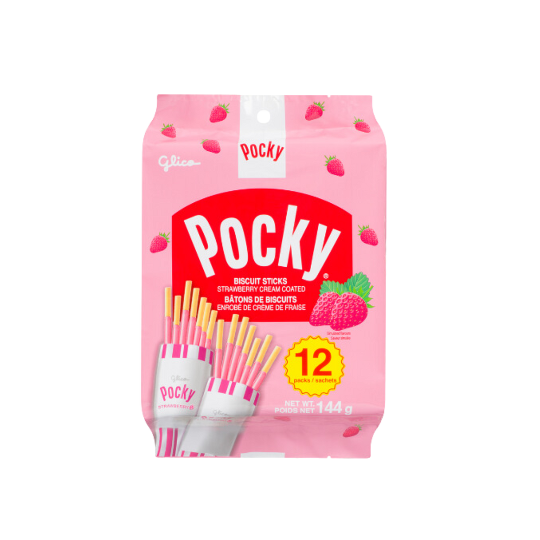 Glico Pocky Strawberry biscuit Sticks