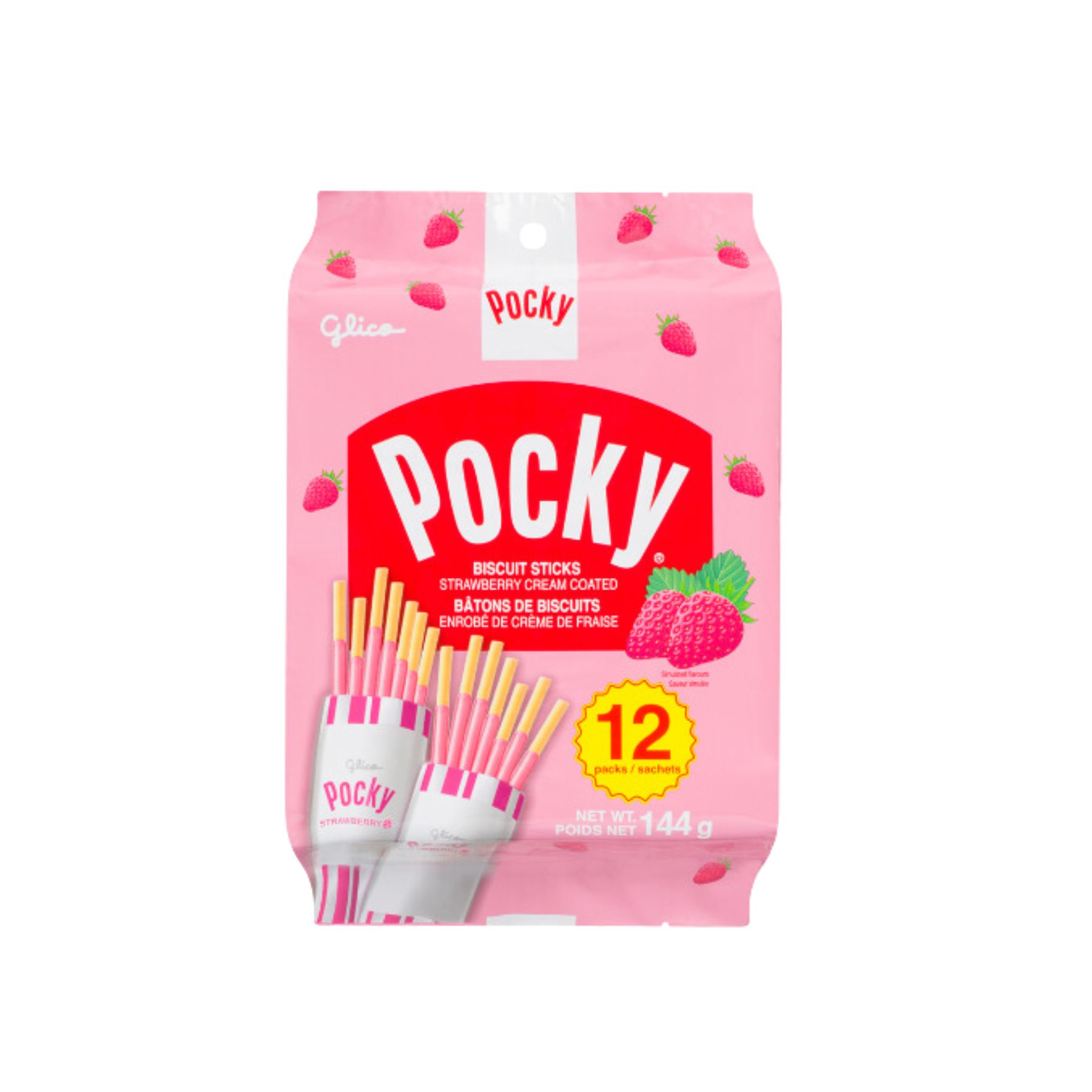 Glico Pocky Strawberry biscuit Sticks