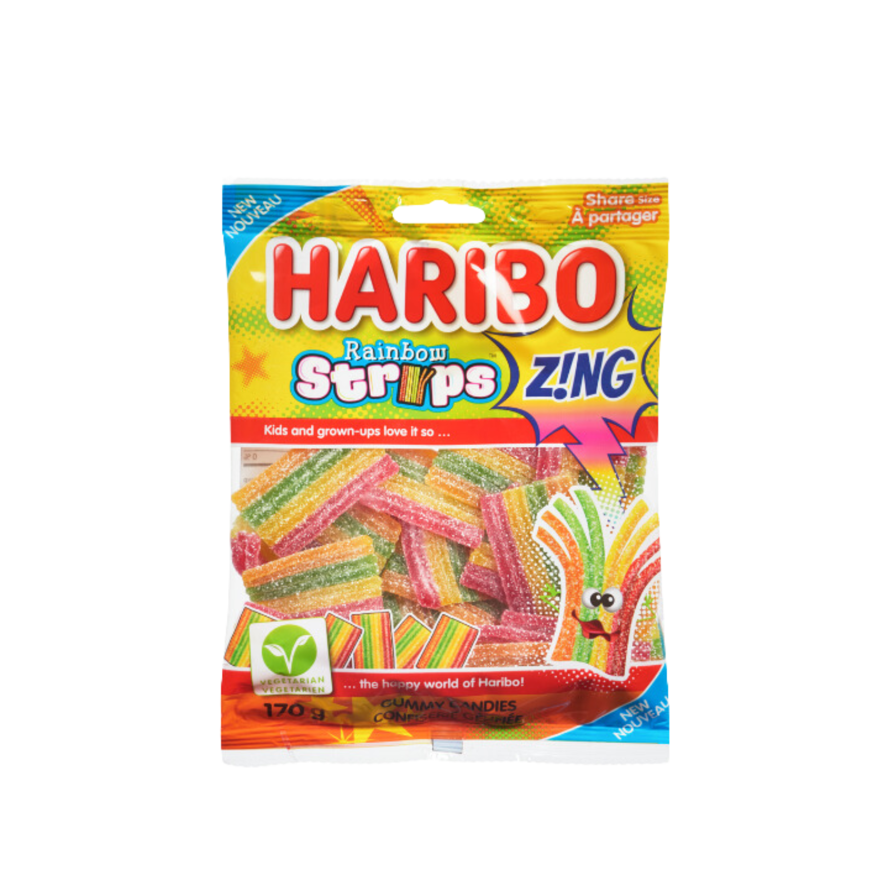 Haribo Rainbow Stripes Gummy Candy