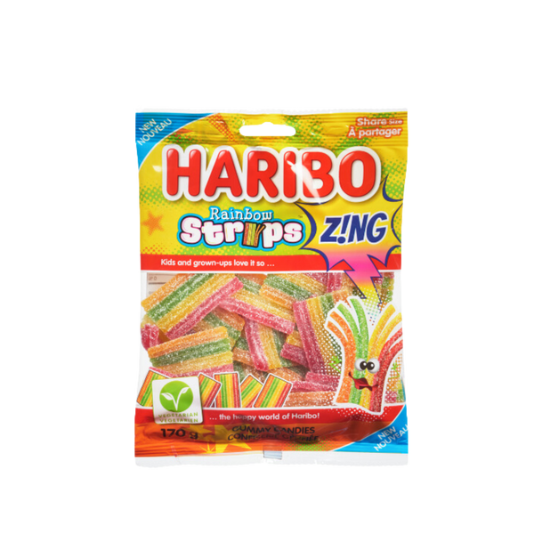 Haribo Rainbow Stripes Gummy Candy