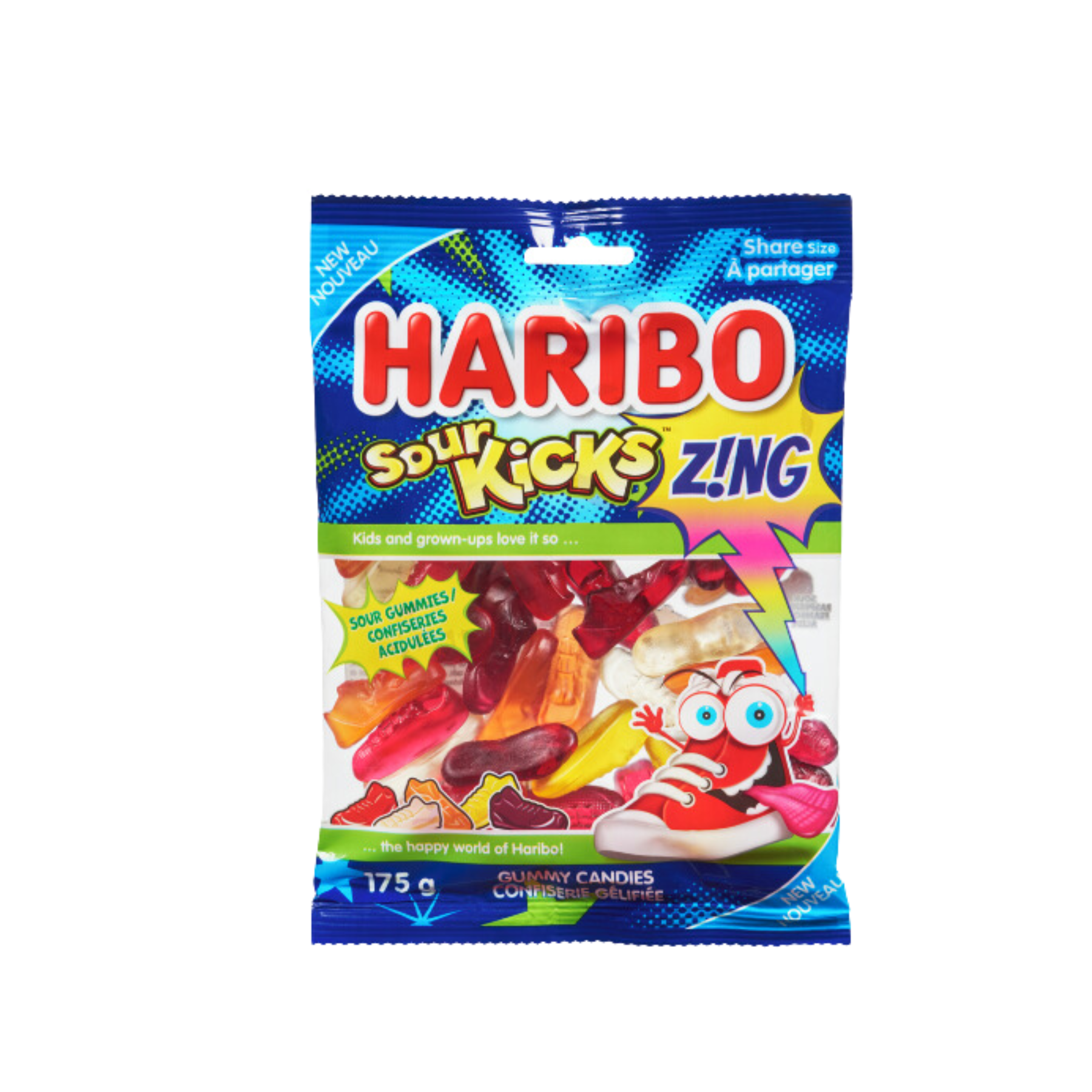 Haribo Sour Kicks Zing Gummy Candies