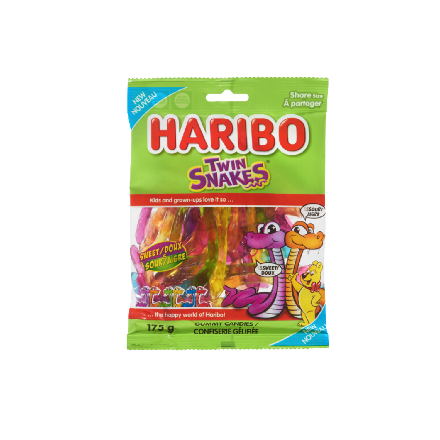 Haribo Twin Snakes Gummy Candy