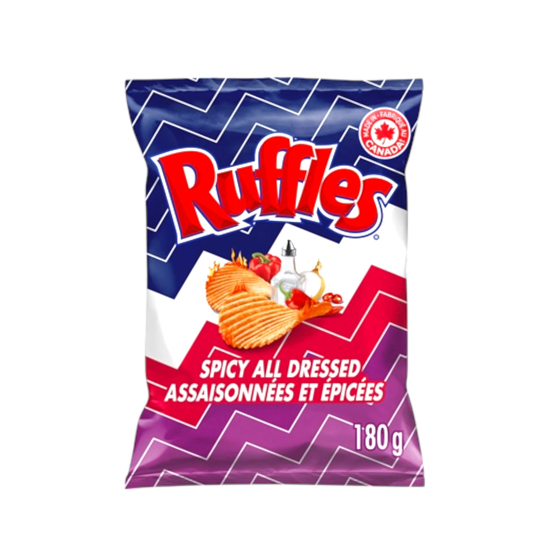 Ruffles Spicy All Dressed Chips - 180g