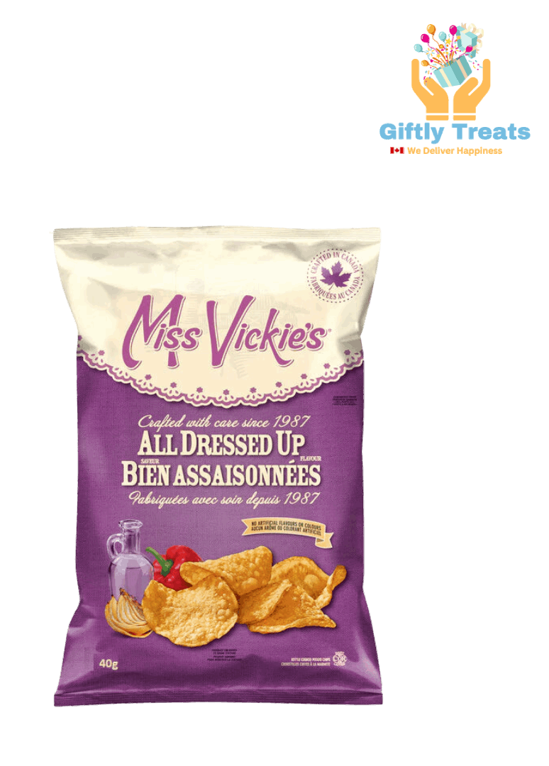 Miss Vickies All Dressed Up Kettle Cooked Potato Chips - Snack Size