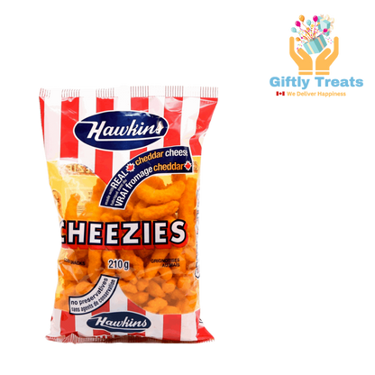 Hawkins Cheezies® Corn Snacks, 210 g