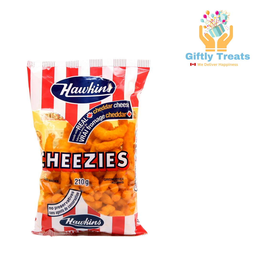 Hawkins Cheezies® Corn Snacks, 210 g