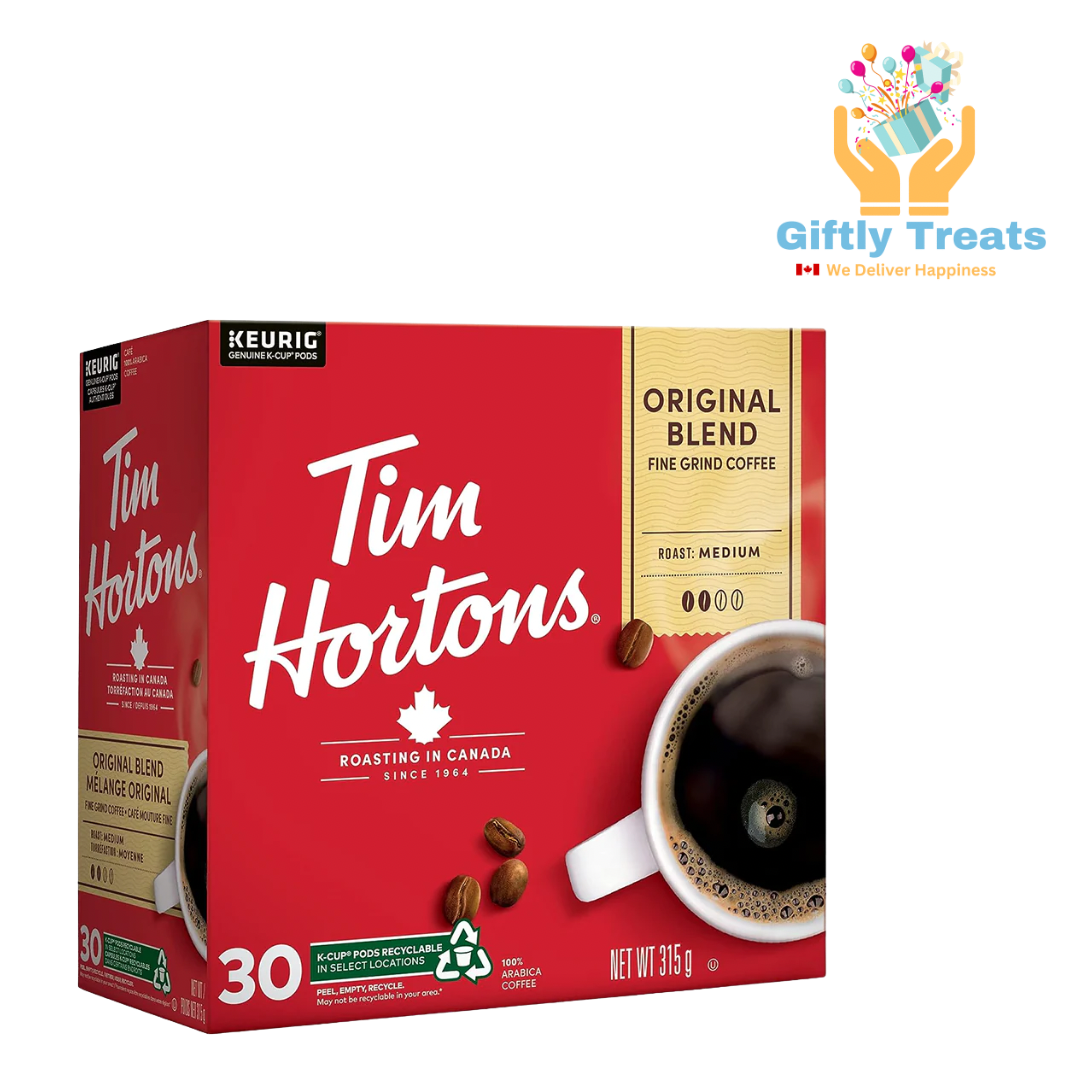Tim Hortons Original Blended Coffee Keurig K-Cup 30ct, Keurig K-cup Pod 30ct