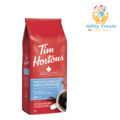 Tim Hortons French Vanilla Light Medium Roast Coffee, 300 g