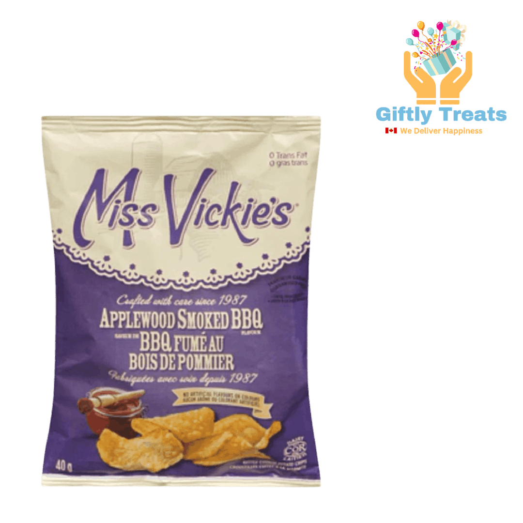 Miss Vickies Applewood Smoked BBQ Potato Chips - Snack Size