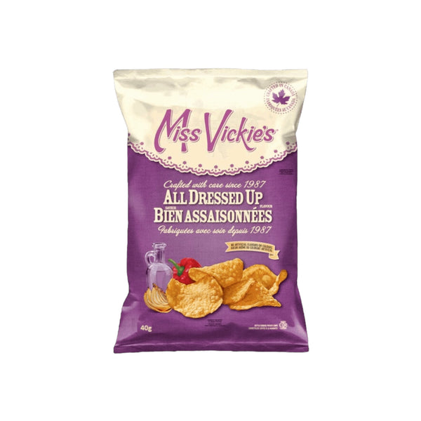 Miss Vickies All Dressed Up Kettle Cooked Potato Chips - Snack Size