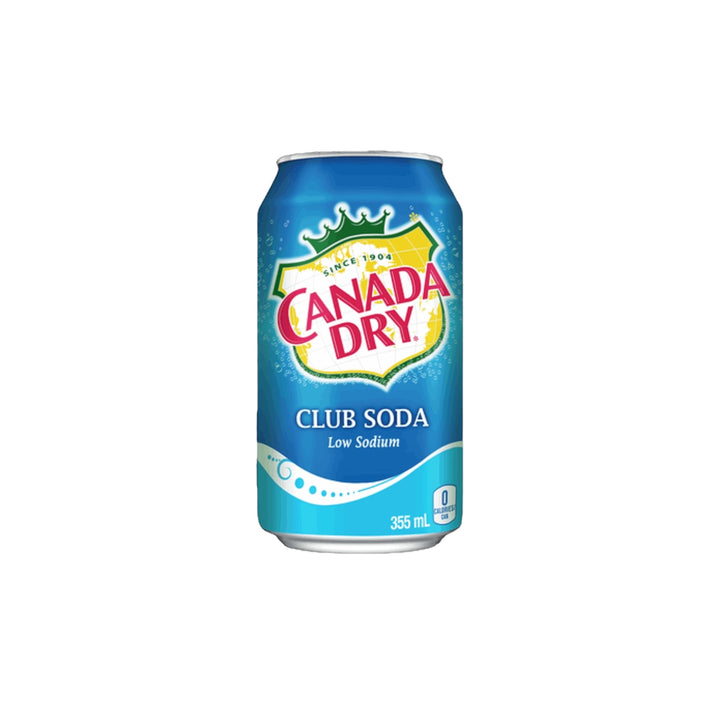Canada Dry Club Soda Low Sodium 355ml