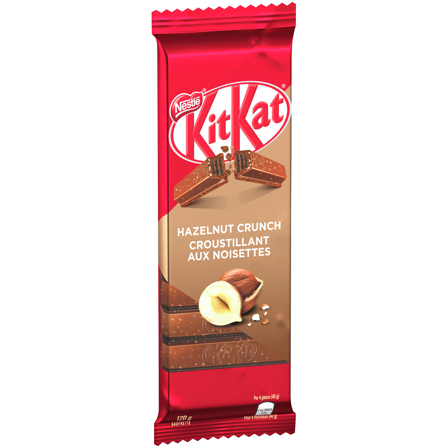 KitKat Hazelnut Crunch Wafer Bar 120g