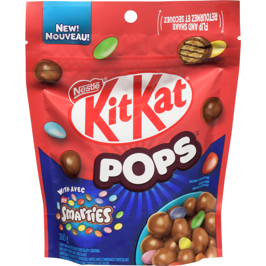 Limited Edition KitKat Pops with Smarties 160g