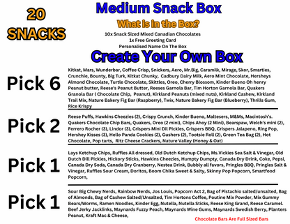 Create Your Own Canadian Snack Box