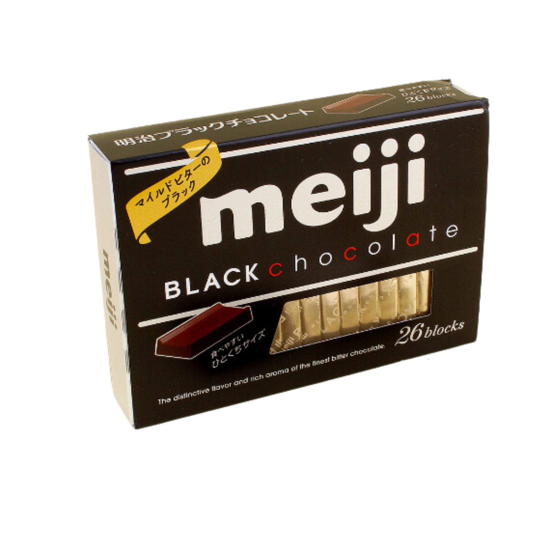 Meji black dark chocolate