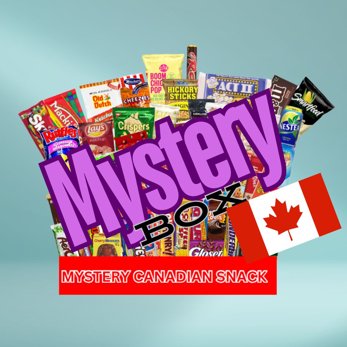 Canadian Mystery Snack Gift Box