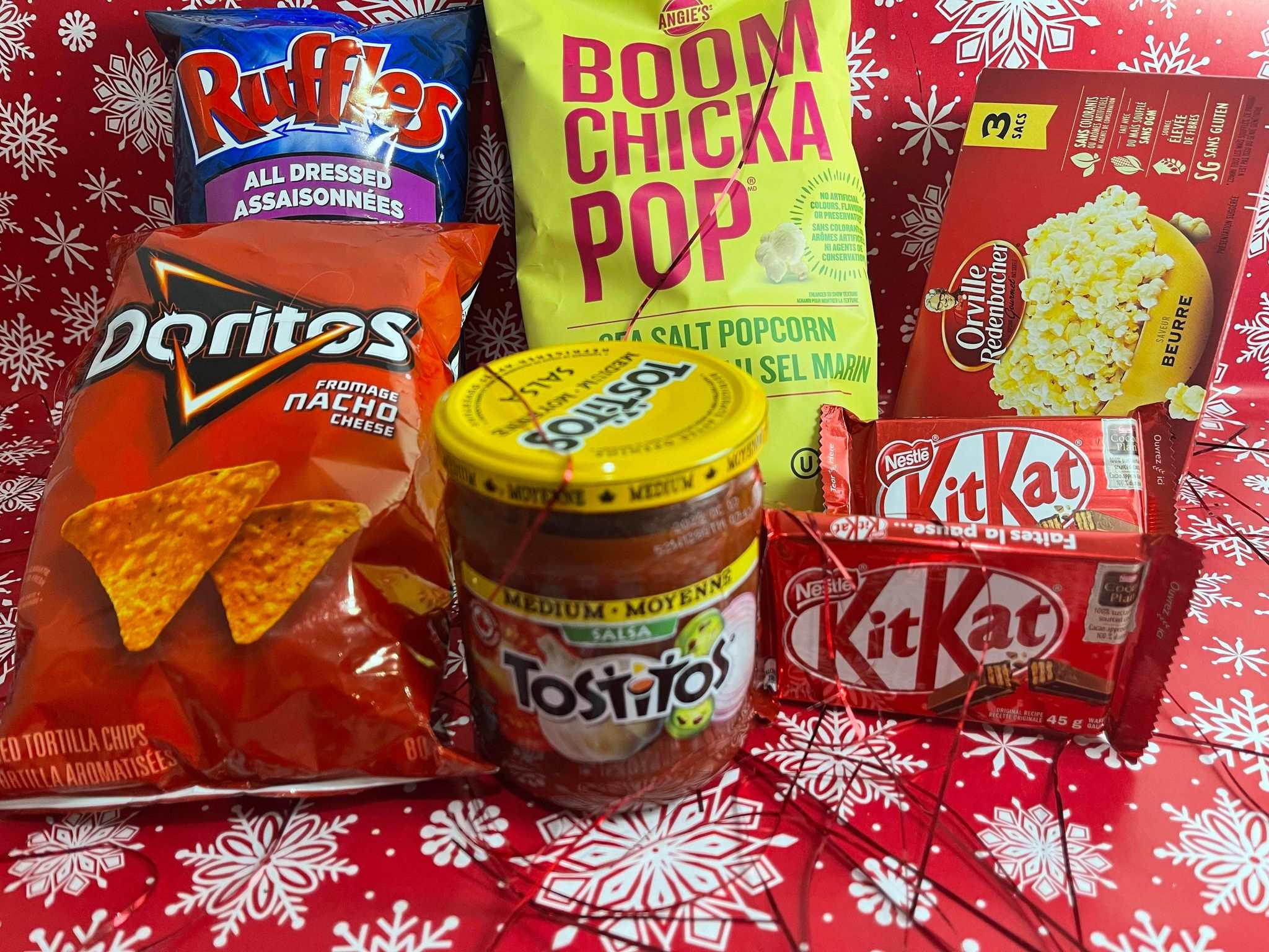 Movie Night Snack Basket