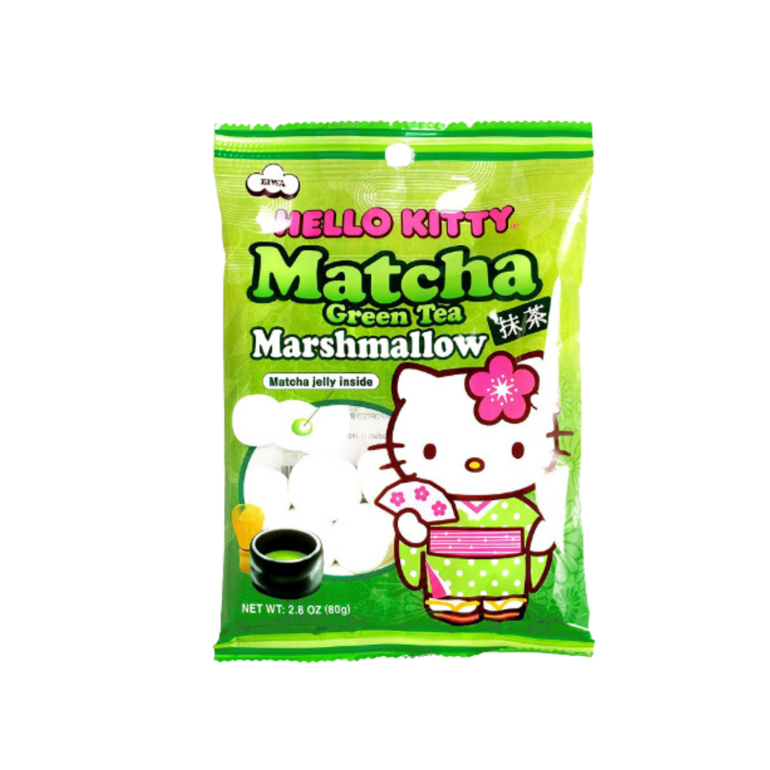 Hello Kitty Matcha Green Tea Marshmallow