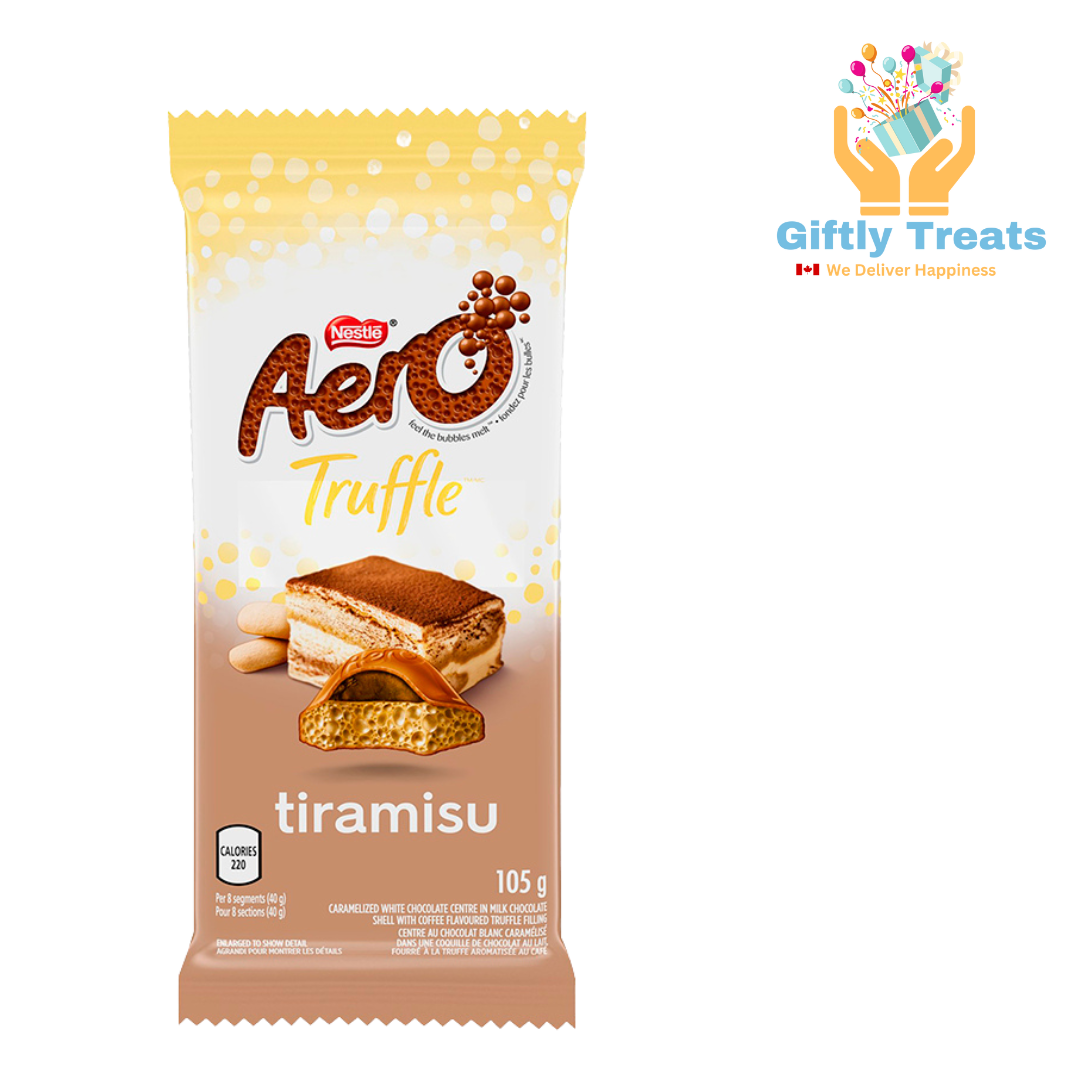 Aero Truffle Tiramisu Milk Chocolate Bar, 105g