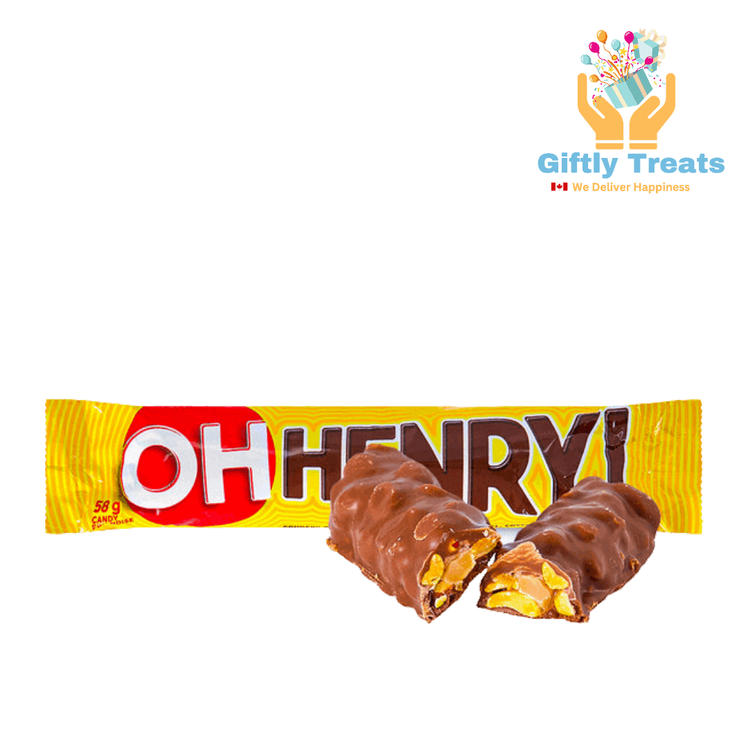 OH HENRY! Chocolatey Full Size Candy Bar, 58g