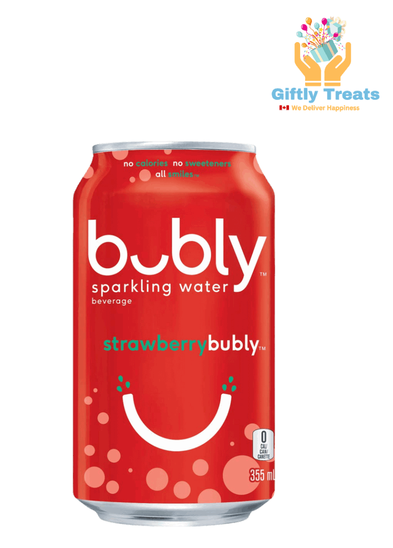 Bubly Strawberry Sparkling Water Beverage, 355 ml