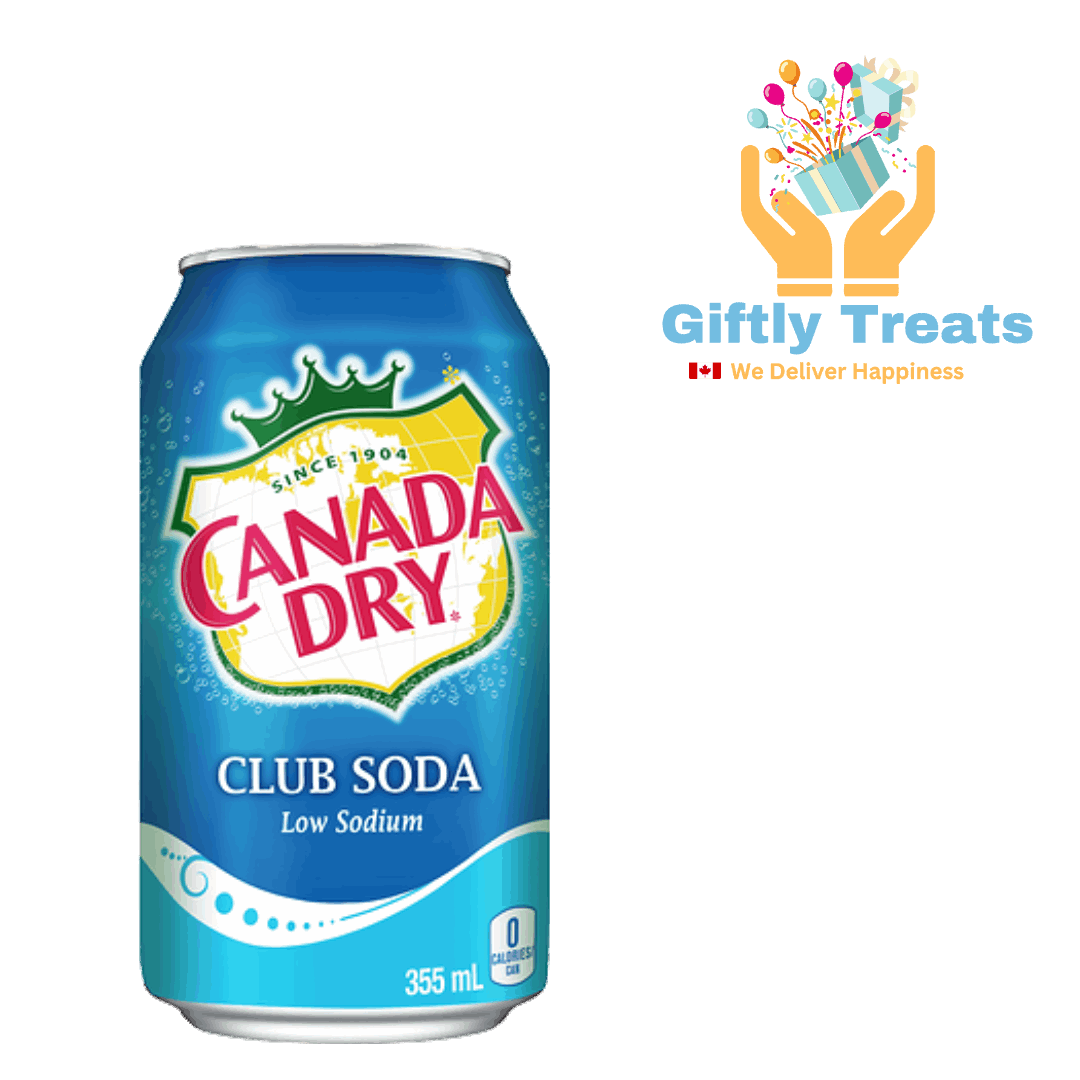 Canada Dry Club Soda Low Sodium 355ml