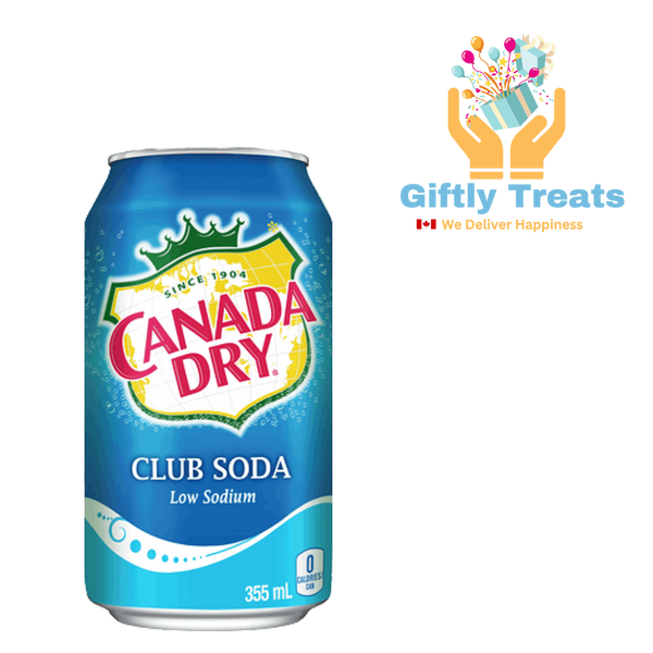 Canada Dry Club Soda Low Sodium 355ml