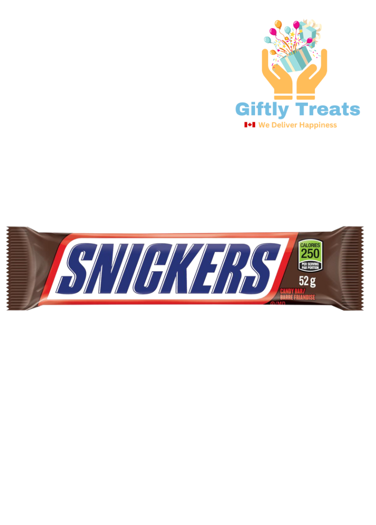 SNICKERS, Peanut Milk Chocolate Candy Bar, 52g