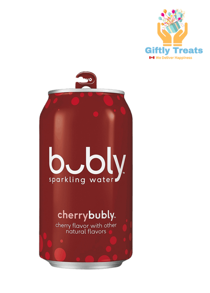 Bubly Cherry Sparkling Water Beverage, 355 ml