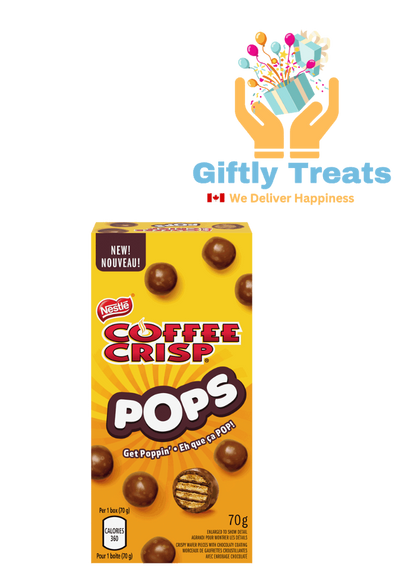 Coffee Crisp Pops Chocolaty Snacks, 70g