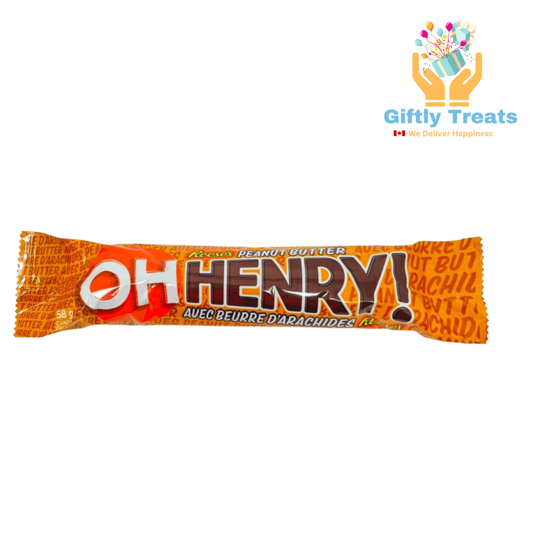 OH HENRY! Reese Peanut Butter, 58g