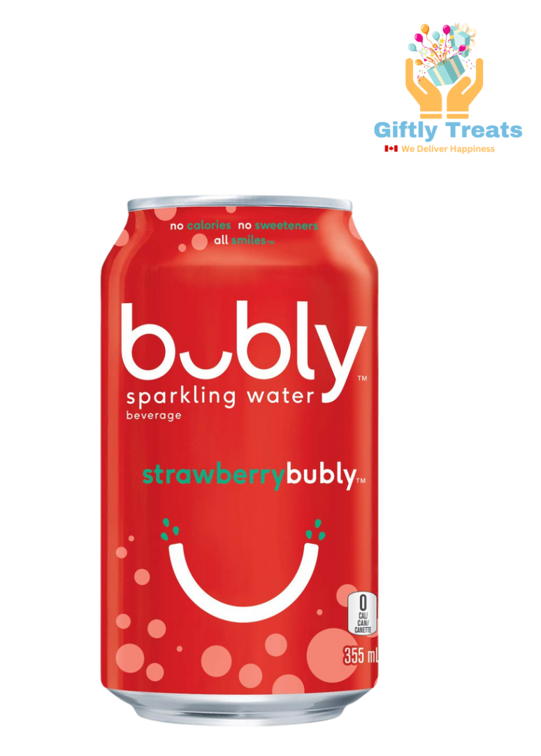 Bubly Strawberry Sparkling Water Beverage, 355 ml