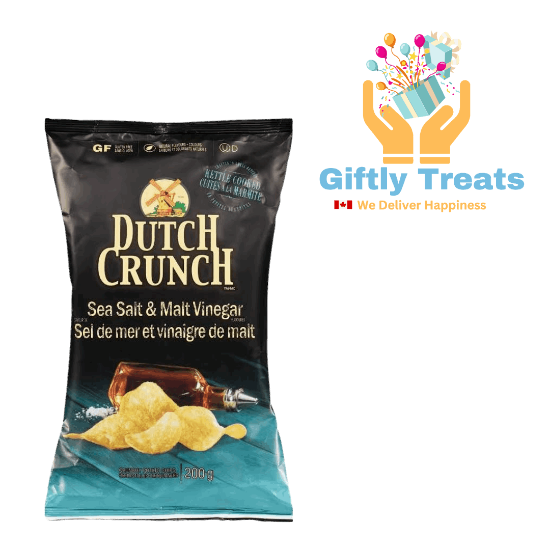 Dutch Crunch Sea Salt &amp; Malt Vinegar 200g