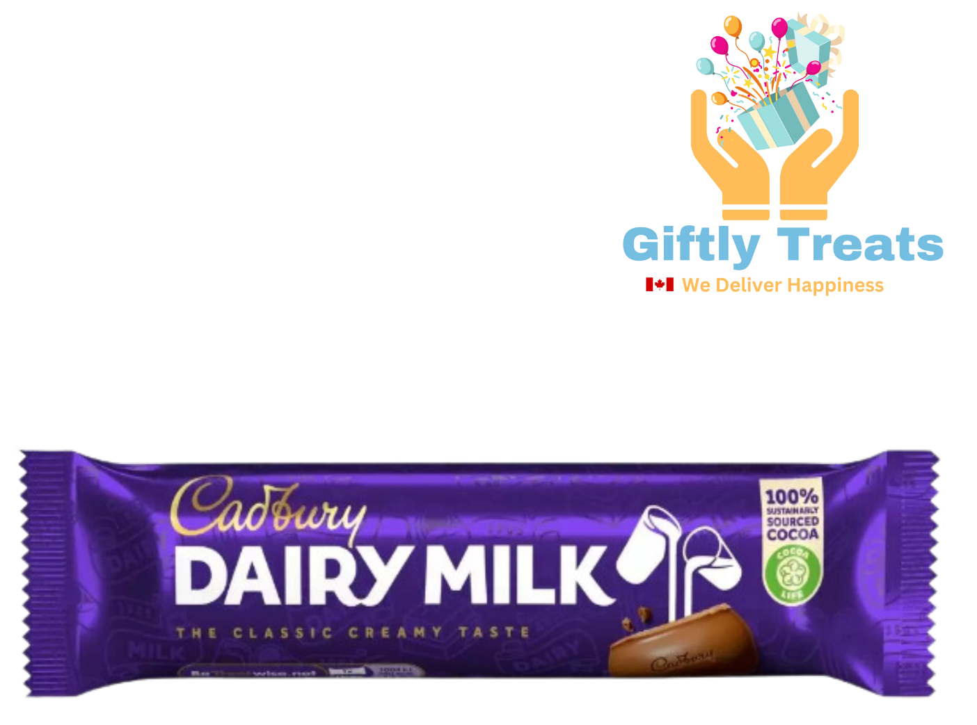 Cadbury Dairy Milk Chocolate. Canadian Snacks 