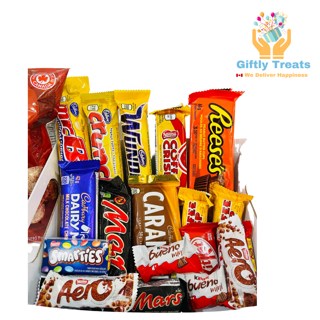 Canadian Snacks Gift - Standard Size - Giftly Treats