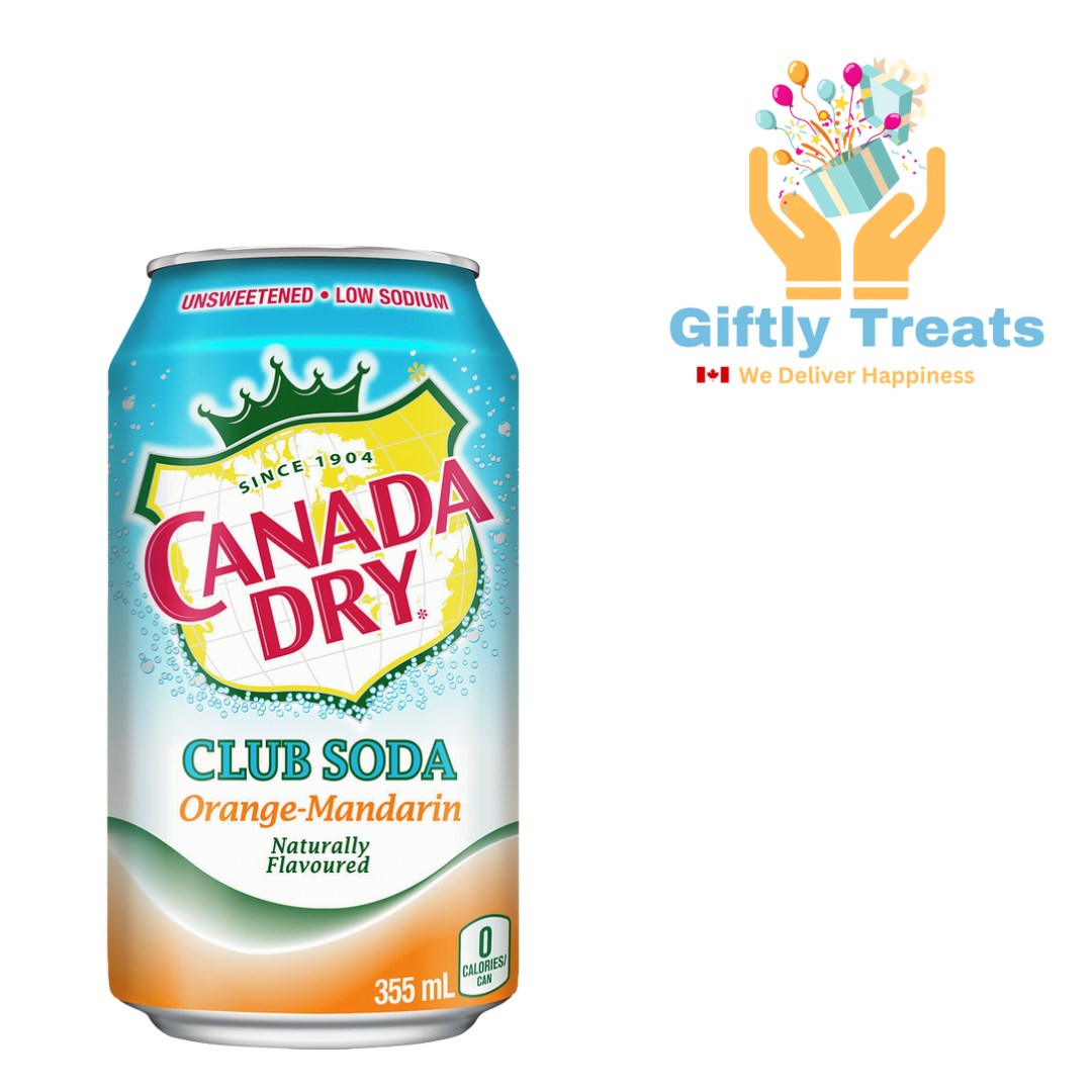 Canada Dry Club Soda Orange Mandarin