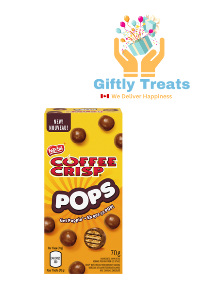 Coffee Crisp Pops Chocolaty Snacks, 70g